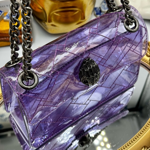🆕 KURT GEIGER LONDON 🧿 NWOT Mini Kensington Crossbody Bag, Light Purp - Picture 5 of 16